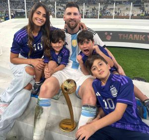 Antonela Roccuzzo are parents to three sons